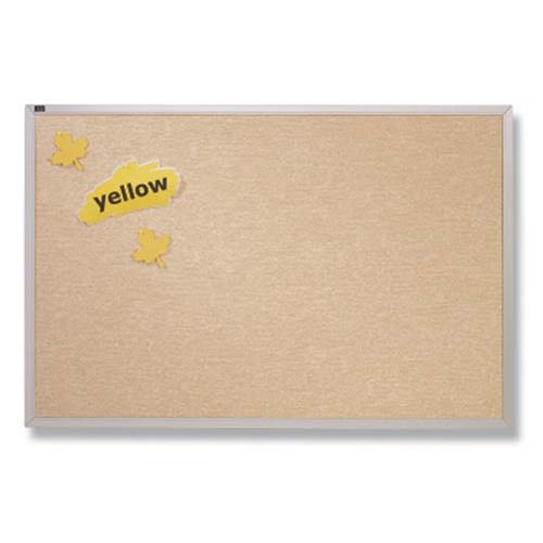 Quartet Antique White Vinyl Tack Bulletin Board