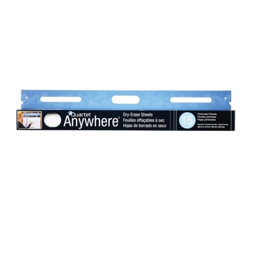 Quartet Anywhere Dry-Erase Sheets 15pk - 85563