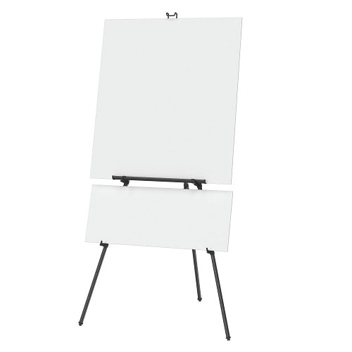 Quartet Black Aluminum Heavy-Duty Telescoping Easel - 56E