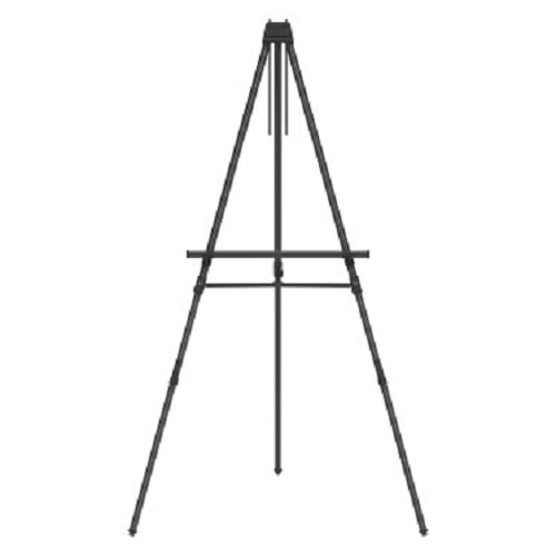Quartet Black Aluminum Heavy-Duty Telescoping Easel - 56E