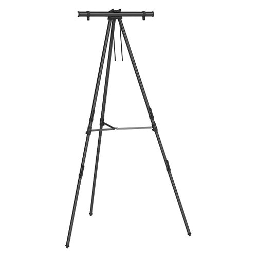 Quartet Black Aluminum Heavy-Duty Telescoping Easel - 56E