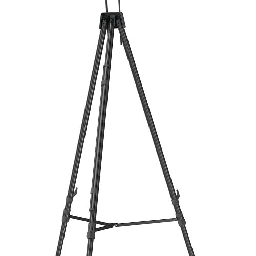 Quartet Black Aluminum Heavy-Duty Telescoping Easel - 56E