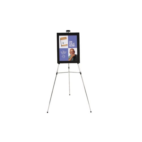 Quartet Black Aluminum Lightweight Telescoping Easel - 51E