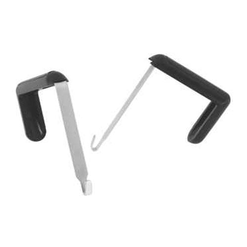 Quartet Black Plastic Covered Cubicle Partition Hangers - 7502 - Clearance Sale