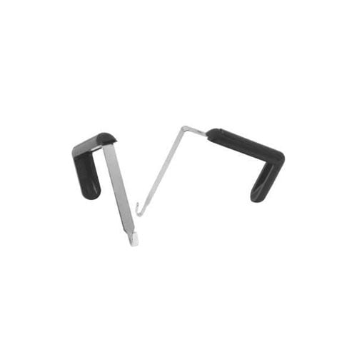 Quartet Black Plastic Covered Cubicle Partition Hangers - 7502 - Clearance Sale