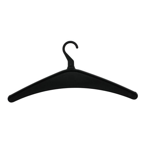 Quartet Black Plastic Hangers 12pk - 20801