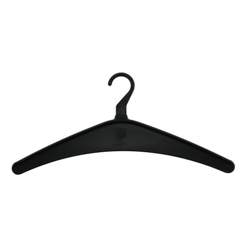 Quartet Black Plastic Hangers 12pk - 20801