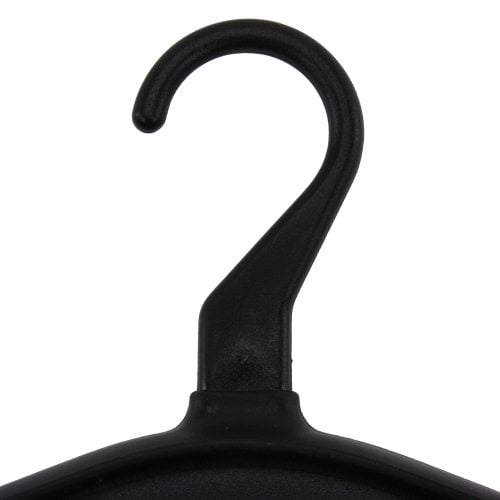Quartet Black Plastic Hangers 12pk - 20801