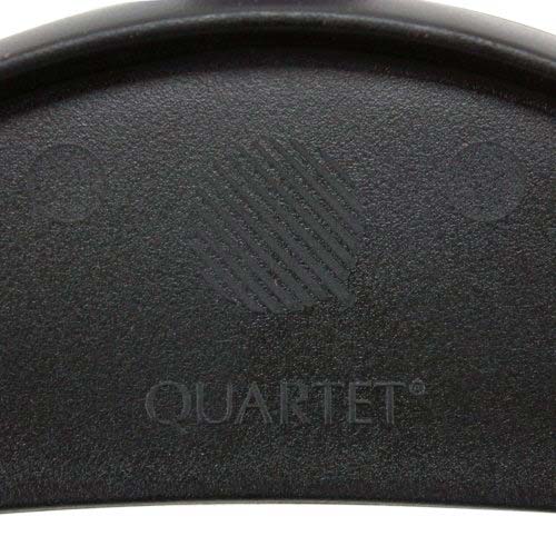 Quartet Black Plastic Hangers 12pk - 20801