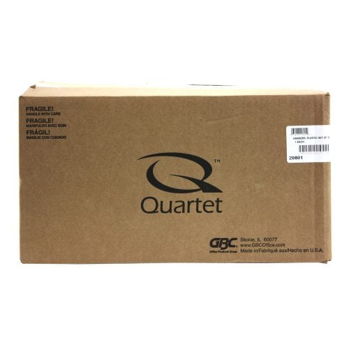 Quartet Black Plastic Hangers 12pk - 20801