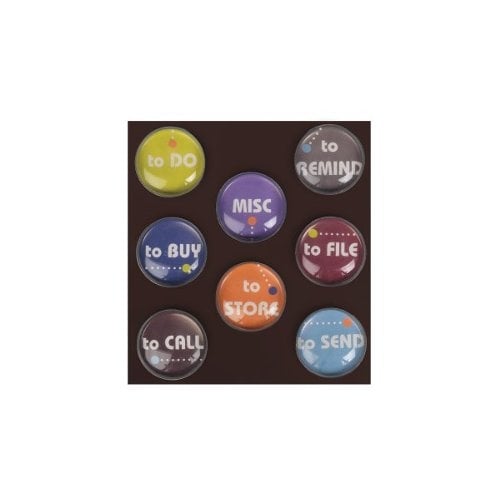 Quartet Bubble Magnets with Printed To Do/Functional Text 8pk - 48118