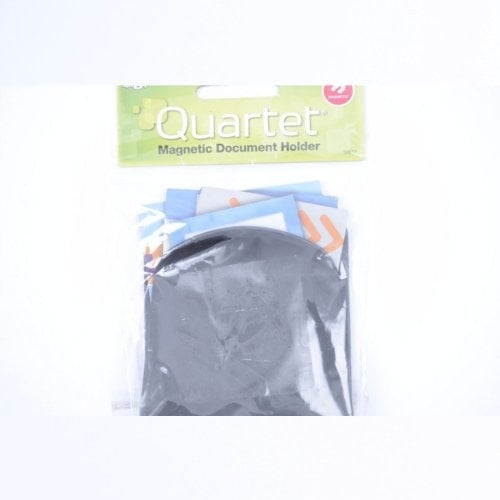 Quartet Charcoal Magnetic Mini Document Holder/Mail Organizer (3.25" x 3.5") 1pk - 34812CH
