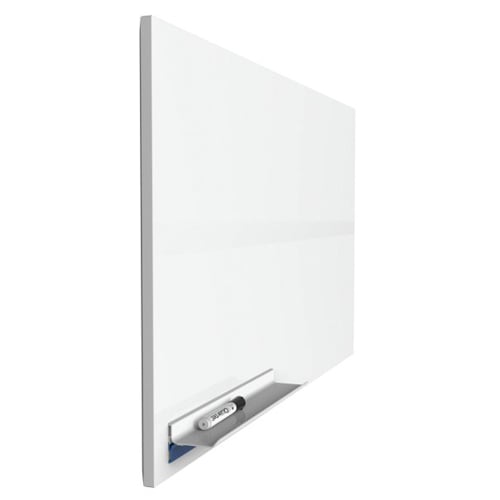 Quartet Continuum 28" x 48" Frameless Magnetic Painted Steel Whiteboard - FPS2848