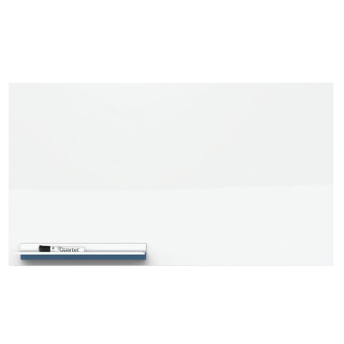 Quartet Continuum 28" x 48" Frameless Magnetic Painted Steel Whiteboard - FPS2848