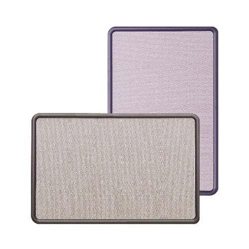 Quartet Contour Fabric Graphite Frame Bulletin Board