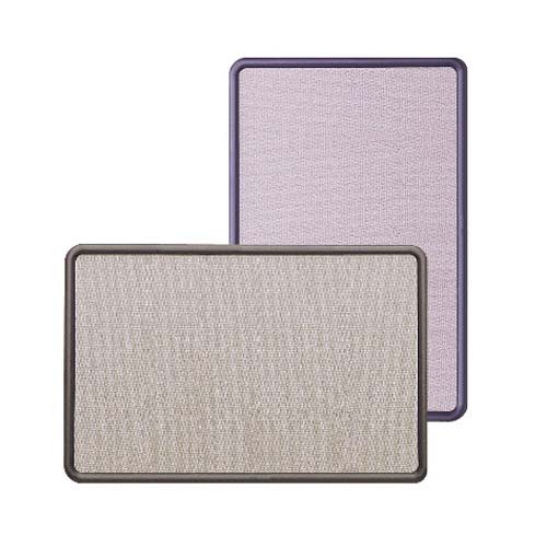 Quartet Contour Fabric Navy Frame Bulletin Board