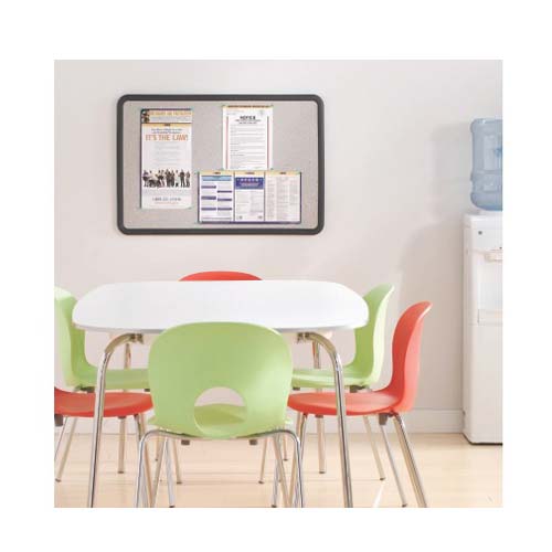 Quartet Contour Granite Finish Cork Bulletin Board