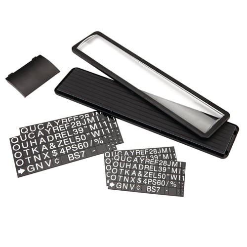 Quartet Customizable Magnetic Nameplate - 9003