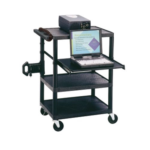 Quartet DuraCart Multimedia Projector Cart with Laptop Shelf