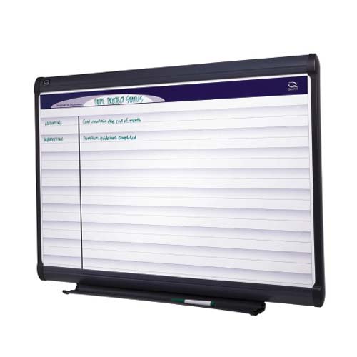 Quartet DuraMax 3' x 2' Planning Board with Horizontal Lines