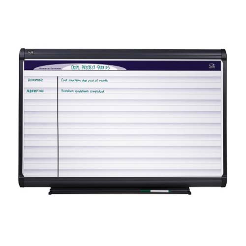 Quartet DuraMax 4' x 3' Planning Board with Horizontal Lines