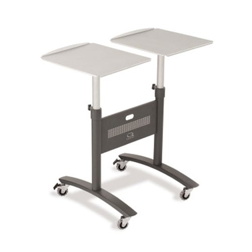 Quartet Euro Style Double Arm LCD Projector Laptop Cart