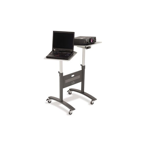 Quartet Euro Style Double Arm LCD Projector Laptop Cart