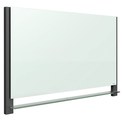Quartet Evoque Magnetic Glass Dry-Erase Boards with Invisible Mount