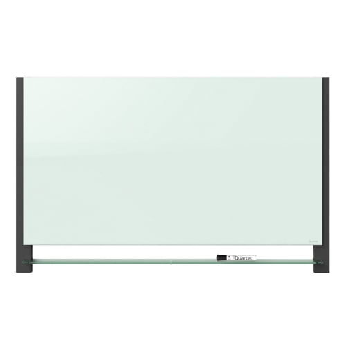Quartet Evoque Magnetic Glass Dry-Erase Boards with Invisible Mount