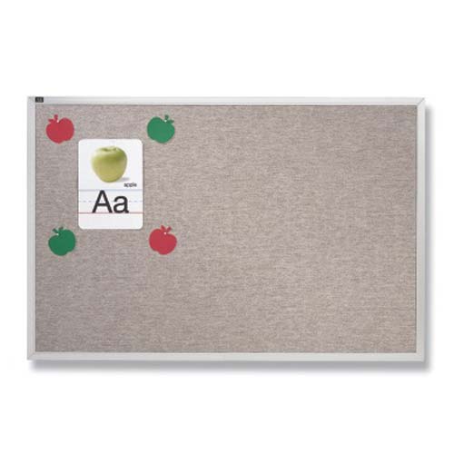 Quartet Grey Mix Vinyl Tack Bulletin Board