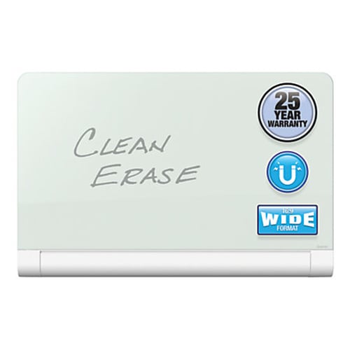 Quartet Horizon 50" x 28" Magnetic Glass Dry-Erase Board with Concealed Tray - G5028HT
