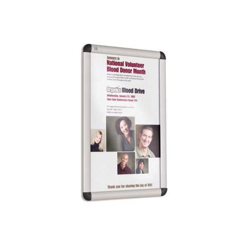 Quartet Improv 8.5" x 11" Silver Clip Frame Sign - CF8511