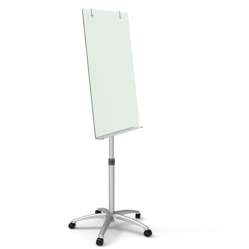Quartet Infinity 2' x 3' Magnetic Glass Dry-Erase Board Mobile Easel - ECM32G