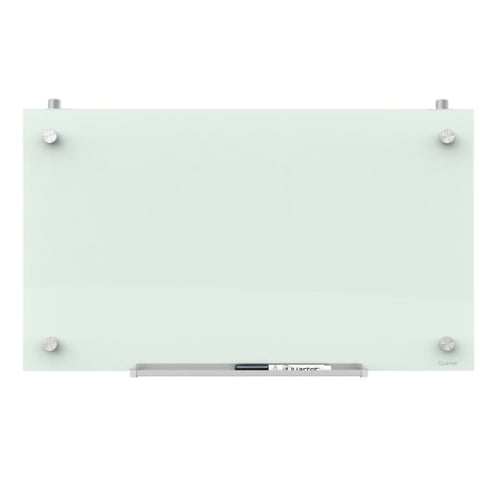 Quartet Infinity Magnetic White Glass Dry-Erase Cubicle Boards