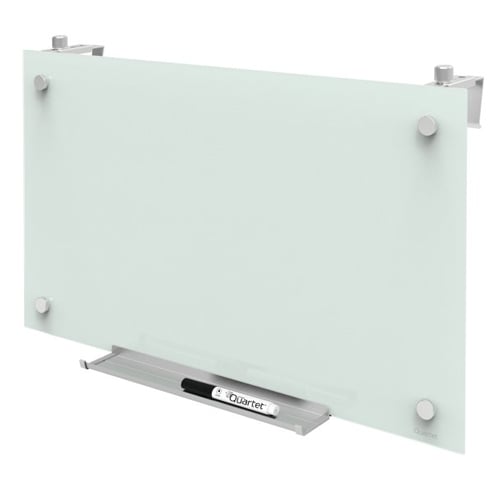 Quartet Infinity Magnetic White Glass Dry-Erase Cubicle Boards