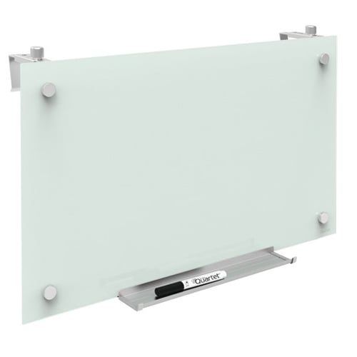 Quartet Infinity Magnetic White Glass Dry-Erase Cubicle Boards