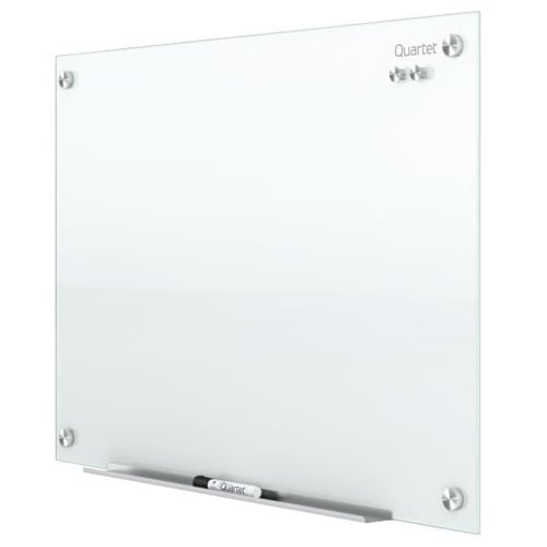 Quartet Infinity Glass 6' x 4' White Magnetic Frameless Dry-Erase Board - G7248W