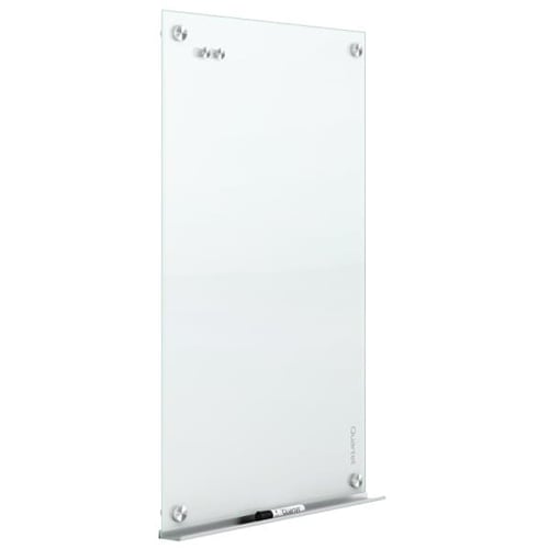 Quartet Infinity Glass 6' x 4' White Magnetic Frameless Dry-Erase Board - G7248W