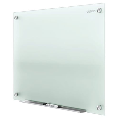 Quartet Infinity Glass 8' x 4' Frosted Non-Magnetic Frameless Dry-Erase Board - G9648F