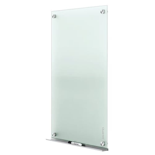 Quartet Infinity Glass 8' x 4' Frosted Non-Magnetic Frameless Dry-Erase Board - G9648F