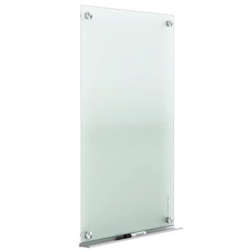 Quartet Infinity Glass 8' x 4' Frosted Non-Magnetic Frameless Dry-Erase Board - G9648F