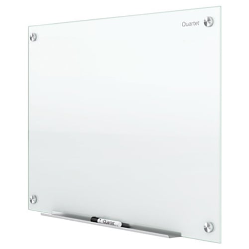 Quartet Infinity Glass 8' x 4' Non-Magnetic Frameless White Dry-Erase Board - G9648NMW