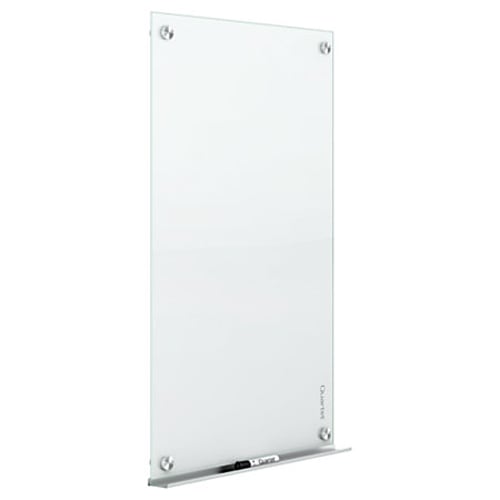 Quartet Infinity Glass 8' x 4' Non-Magnetic Frameless White Dry-Erase Board - G9648NMW