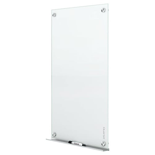 Quartet Infinity Glass 8' x 4' Non-Magnetic Frameless White Dry-Erase Board - G9648NMW