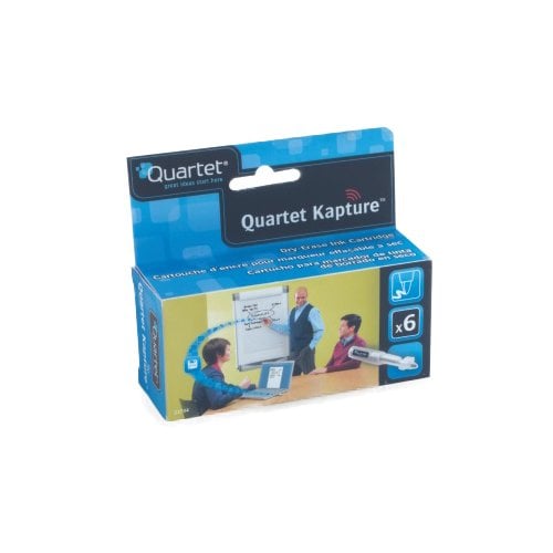 Quartet Kapture Black Cartridge Refills - 6pk