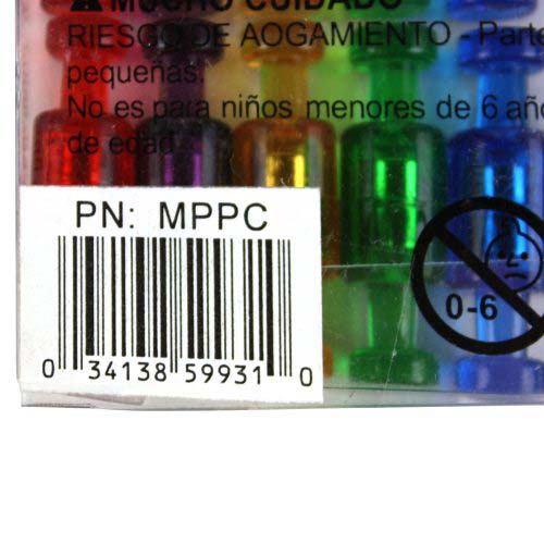 Quartet Magnetic Push Pins 20pk - MPPC