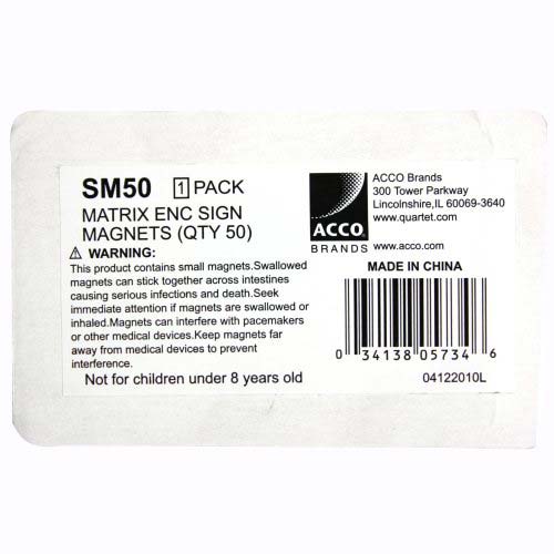 Quartet Matrix High Power Magnets 50pk - SM50