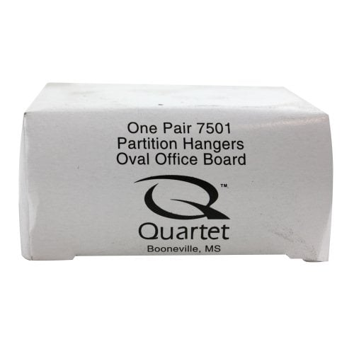 Quartet Nickel Plated Cubicle Partition Hangers - 7501