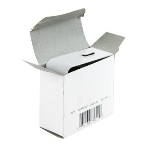 Quartet Nickel Plated Cubicle Partition Hangers - 7501