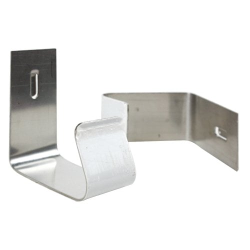 Quartet Nickel Plated Cubicle Partition Hangers - 7501